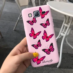 Shockproof Bumper Soft Back Cover Case for J7 J700F J701F (Pink 1621)