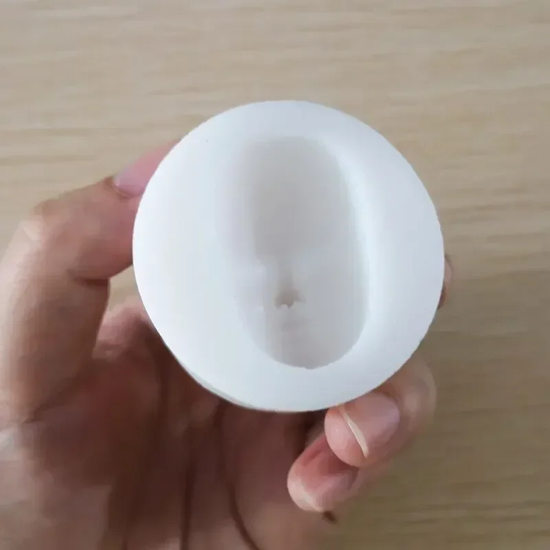 Silicone Mold Tools 3 Types Big Middle Small Size 1 PCS Steamed Bread Shape 3D Baby Face Universal Fondant Cake Mould