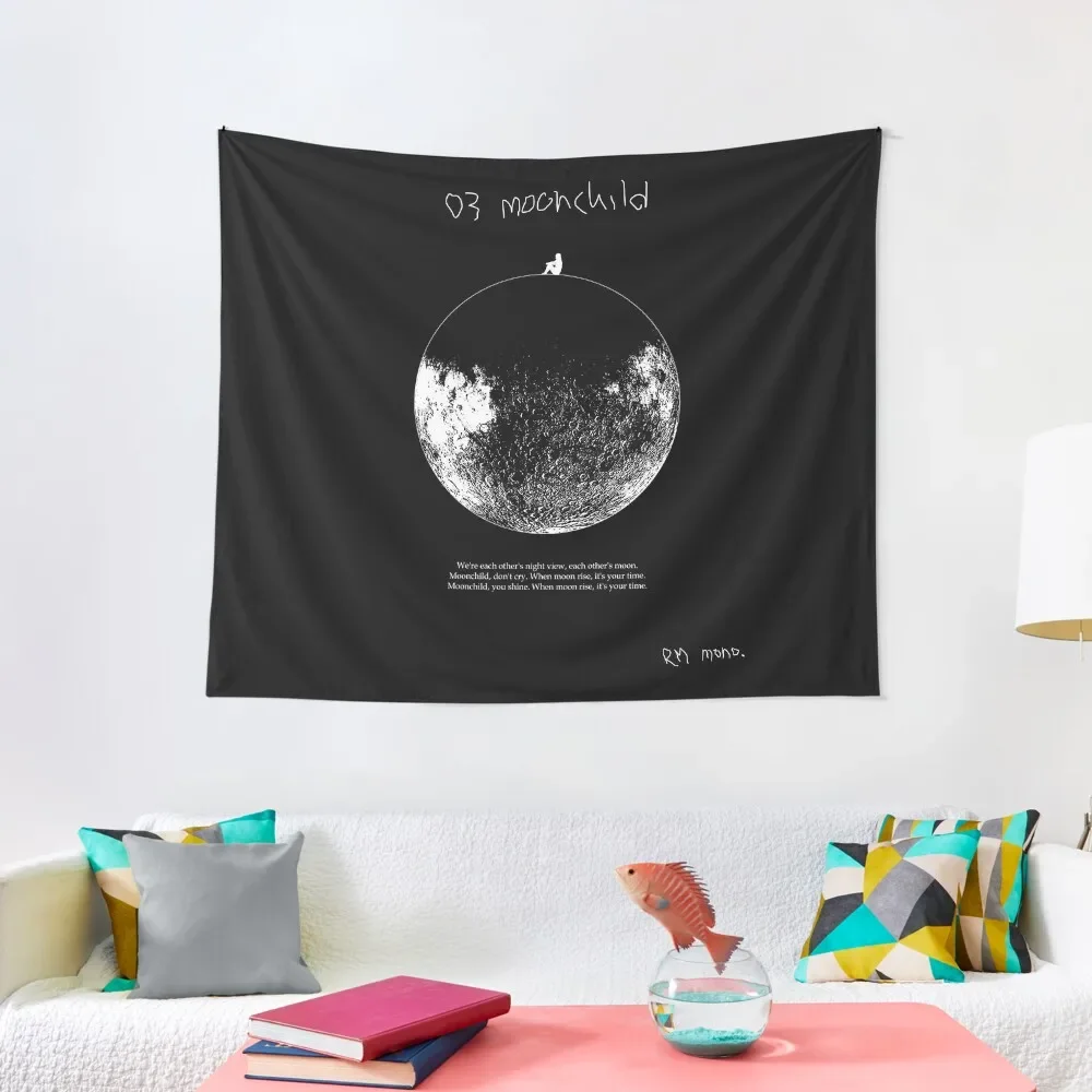 

RM Mono. - Dark Moonchild Tapestry Wall Hanging Wall Bedroom Decorations Tapestry