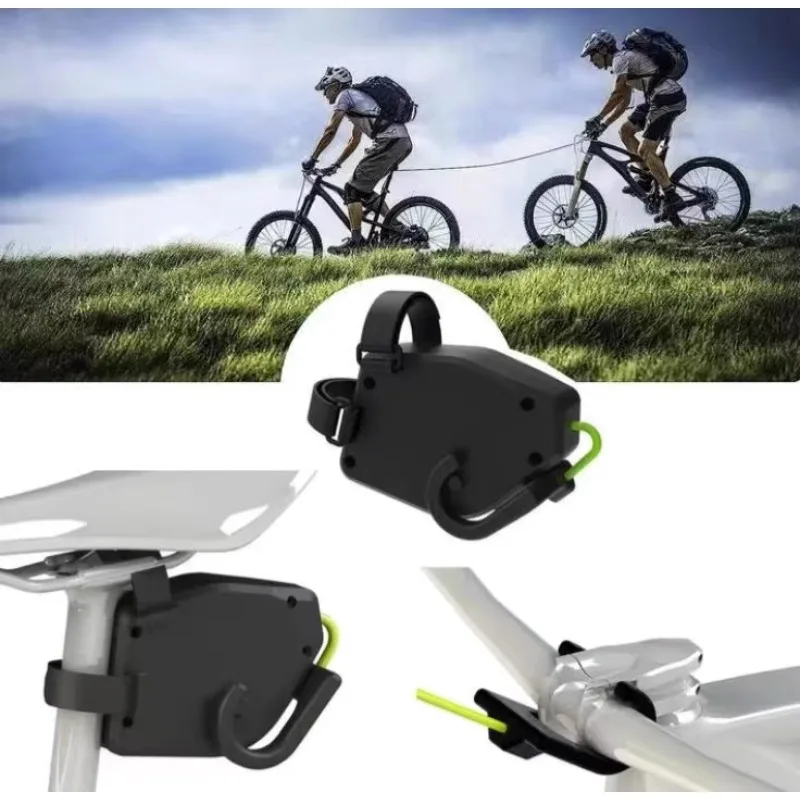 

Retractable Bicycle traction rope Mountain Bike Parent-Child Pull Rope Convenient Trailer Rope