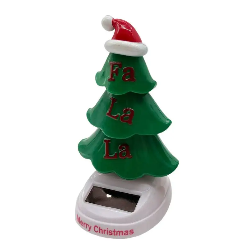 Solar Powered Dancing Toys Christmas Tree Shaking Toys Christmas Solar Dancing Toy For Office
