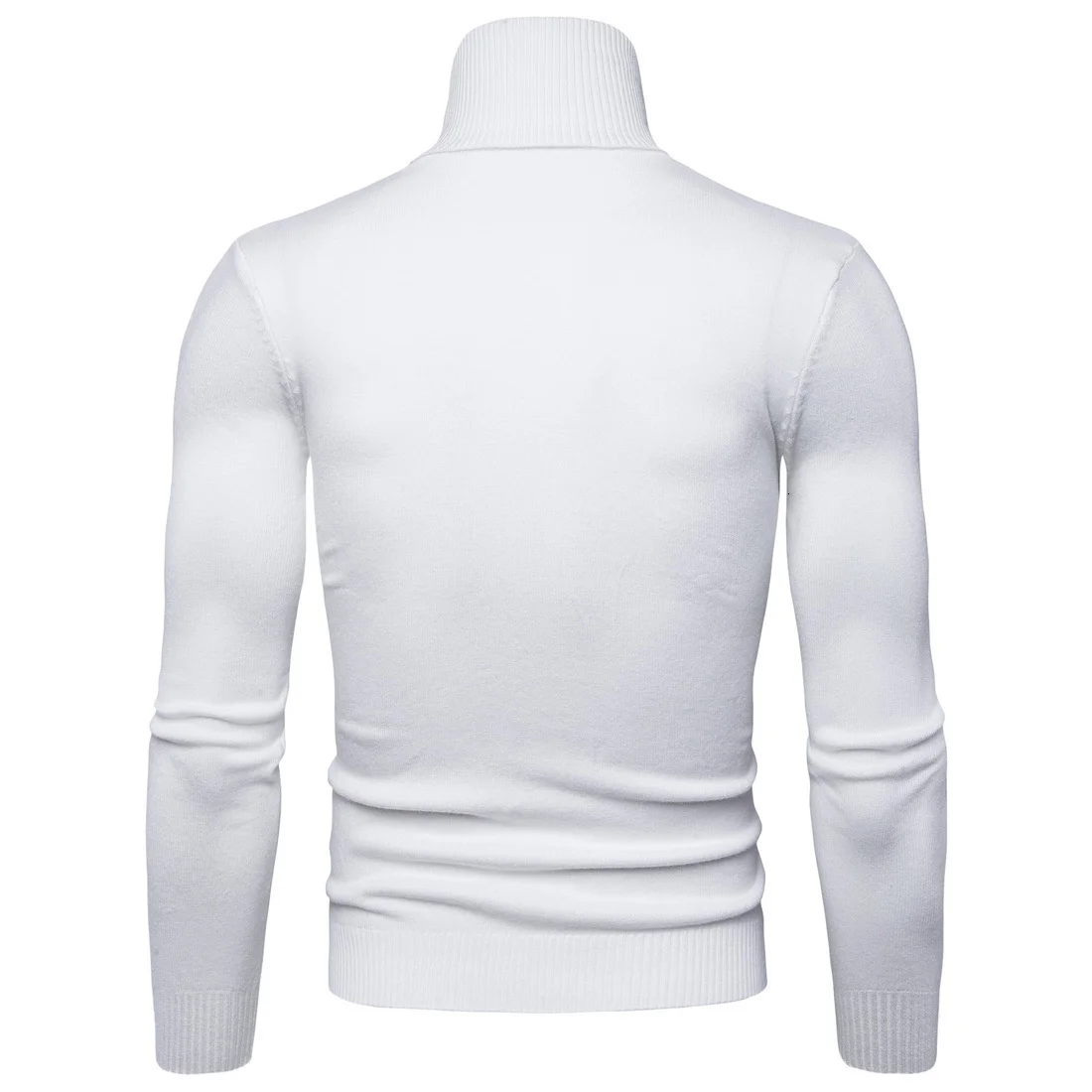 mens turtleneck 2021 New Men's Warm Turtleneck sweater Slim Fit Knitted Pullovers Tops Male Long Sleeve Solid Color Autumn Winter Sweaters M-3XL mens sweaters on sale