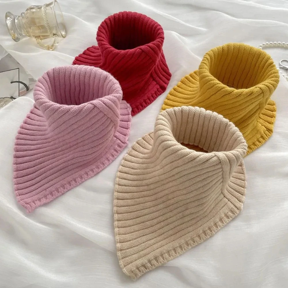 

Autumn Winter Knitted Fake Collar Scarf for Women Warm Turtleneck Neck Warmer Fashion Detachable Winter Warm Windproof Scarf