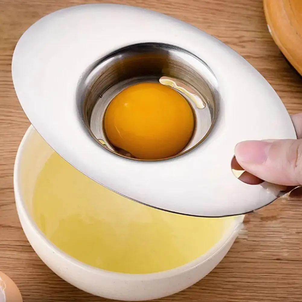 Stainless Steel Egg White Separator Tools Eggs Yolk Egg Gadgets Spoon