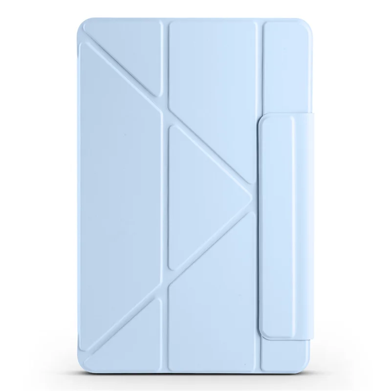 Premium Smart Fold PU Leather Case with Acrylic Back and Magnetic Closure