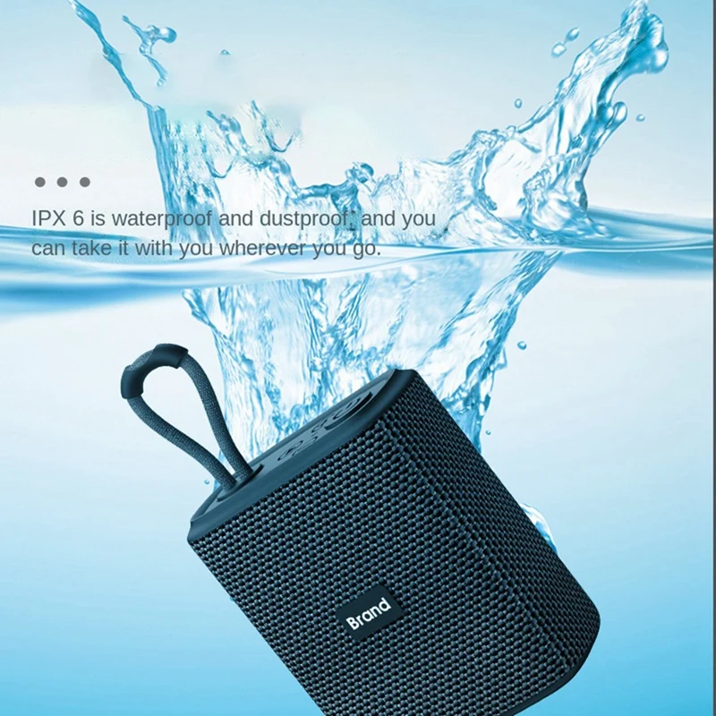 IPX6 Waterproof Shower Bluetooth Speaker Portable Wireless Outdoor Speaker With HD Sound For Beach Outdoor