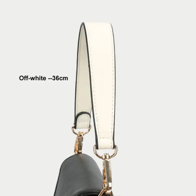 100% Genuine Leather Handbag Strap, Long Length With Golden Buckles For  Short Bags And Purses