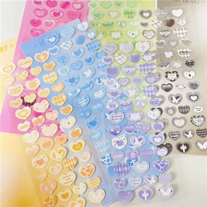 6Pcs/Pack Cartoon Fantasy Wonderful House Series Decorative Stickers Cartoon Sticker DIY Cute Kpop Korean Stationery Supplies