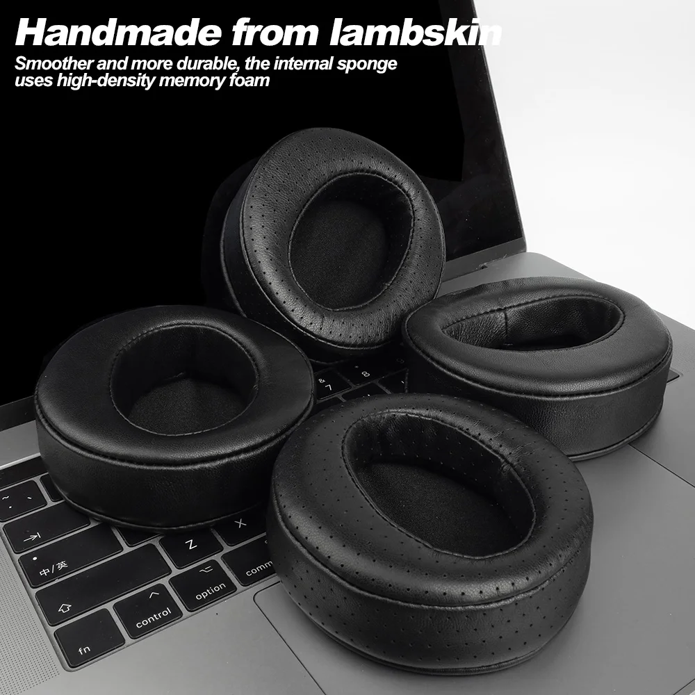 Ear Pads Moondrop Para 1/ 2 Cosmo Sheepskin earmuffs Perforated Sheepskin dermis headphones Memory Covers Sponge