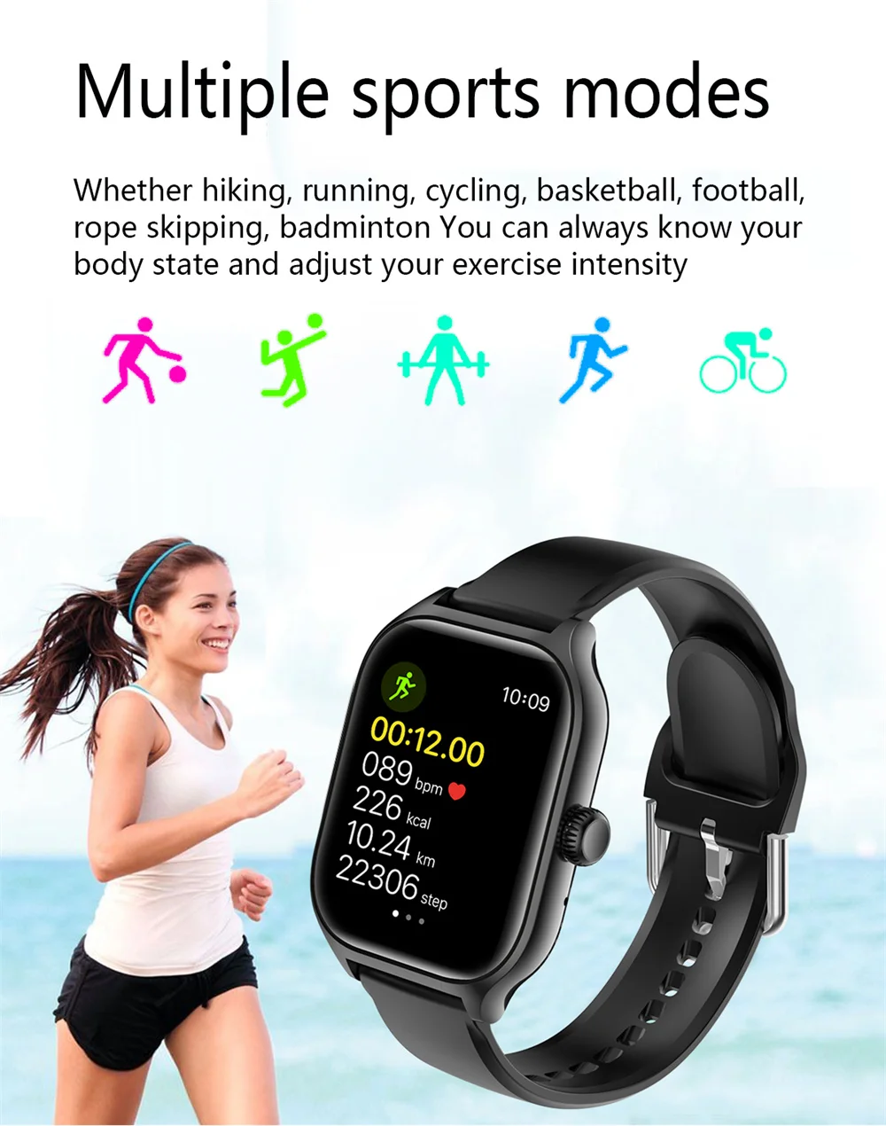 2025 New H9 Max Smartwatch Answer Call Calorie Tracking Heart Rate Blood Oxygen Sleep Monitoring For Xiaomi Sports Smart Watch