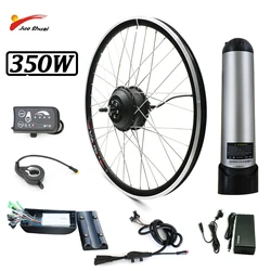 Electric Bike Kit with Battery 36V 350W Ebike Electric Bicycle kit 20 24 26 27.5  inch 700C front rear electric wheel hub motor