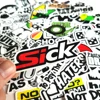 50pcs Funny JDM Styling Stickers Skateboard Luggage Bumper Bike Car Motorcycle Scooter Cool Decals Sticker Bomb Toy Waterproof 4