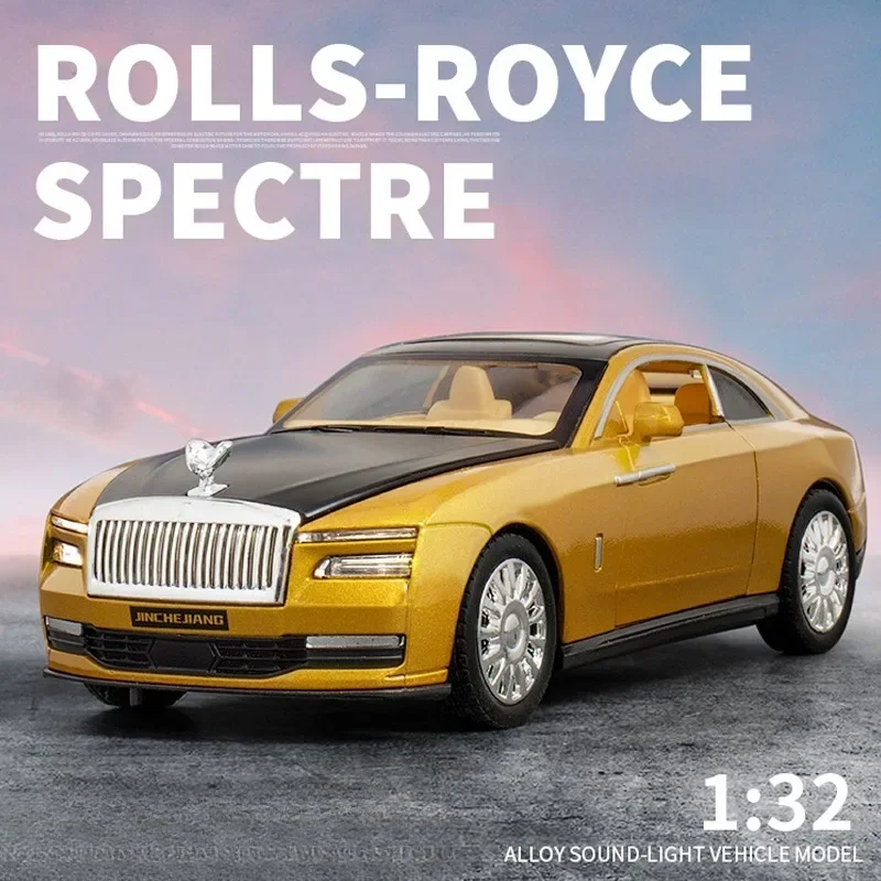 1:32 Rolls Royce Spectre Simualtion Alloy Car Model Casting Metal - Picture 12 of 63