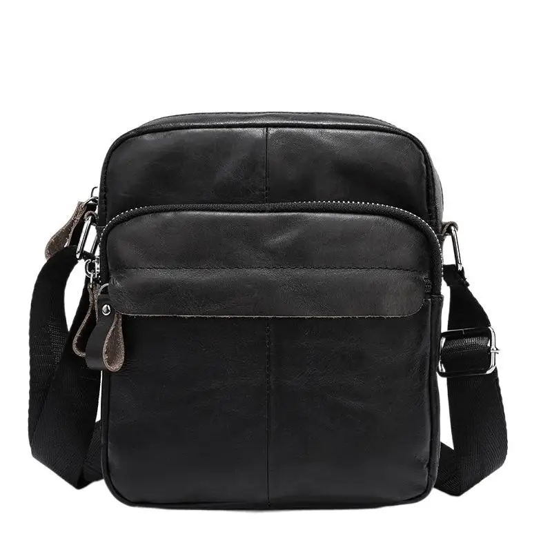 

Cow Leather Business Men's Shoulder Bag Genuine Leather Crossbody Bag Fashion Sports Male Messenger Bag