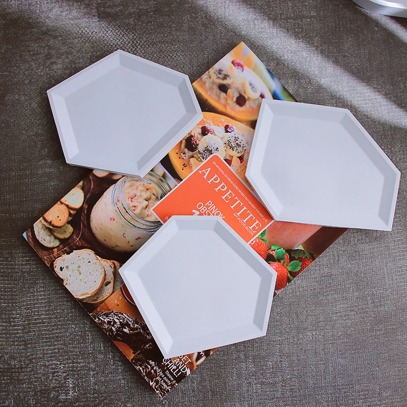 Coaster Mold Oval Tray Dish Resin Mold rectangle Irregular Jewelry Candle Storage Epoxy Resin Casting Plaster