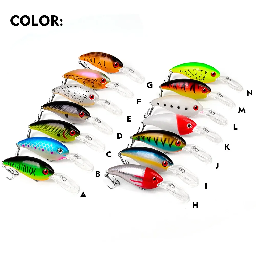 PROBEROS 1pcs Fishing Lure Set 14.5g 10cm Hard Artificial Swimbaits Lures 14 Color Crankbait Fish Baits #6 Treble hook dhc004 1pcs minnow fishing lure 10cm 14 5g swimbait wobblers lures artificial hard baits crankbait bass pesca fishing tackle pr 560