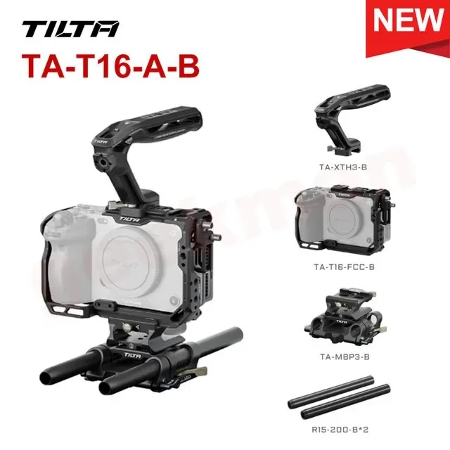 Nuova Verision Tilta Sony Fx3 Fx30 Camera Cage Pro Kit Full Cage Tuta Tattica Antigraffio Ta-T16-A Full Rig