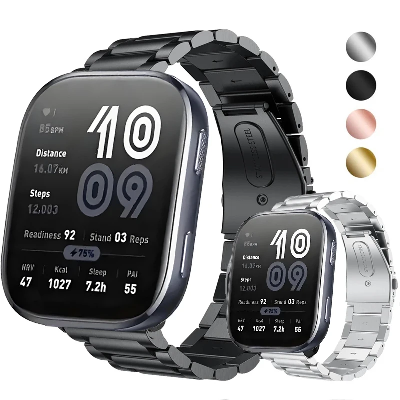 Bracelet Silicone MoKo Pour Amazfit Bip 6 - Respirant, Résistant, Remplacement Facile
