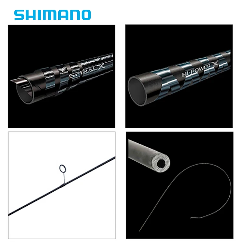 Shimano Original CARDIFF AX Fishing Rod 2 Sections CI4+ HI-POWER X For  Trout Portable Travel Ultralight Soft UL Power For Trout