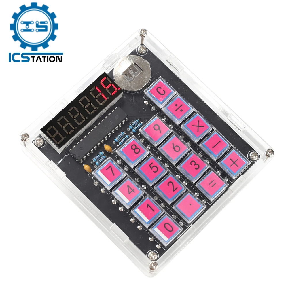 Diy Calculator Kit Digital Display Mcu Pocket Nixie Tube Calculator