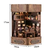 DIY Wooden Miniature Model Kit Magic Book House Casa Doll Houses 3D Puzzle Dollhouse With Furniture Home Decor for Friends Gifts 5