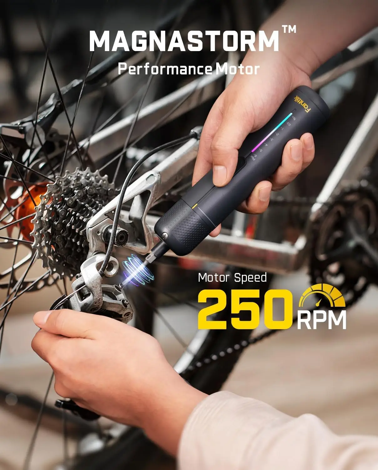 S2 Pro Electric Screwdriver, Cordless Screwdriver Set, 7 Torque Settings, 0.5 to 6N.m, 20 Magnetic Bits, 1/4''Hex Shank