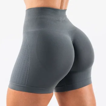 Short Fitness Femme Gainant Sans Couture