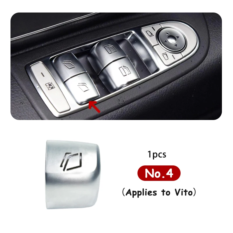Raamschakelaar Knop Mercedes set A W169 B W245