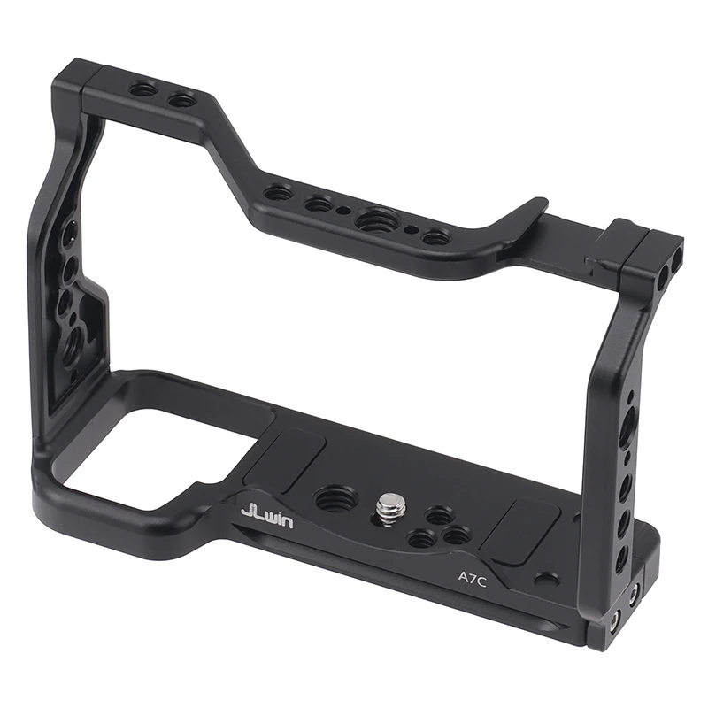 quick release Rabbit cage Rig Handle Film Arm support bracket Stabilizer alloy for Sony A7C camera video led microphone tripod