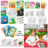 DIY Coloring Book Filling the Ocean Animal/Woodland/Science Theme Pattern Color Book Drawing Atlas Book For School Teaching Supp 4