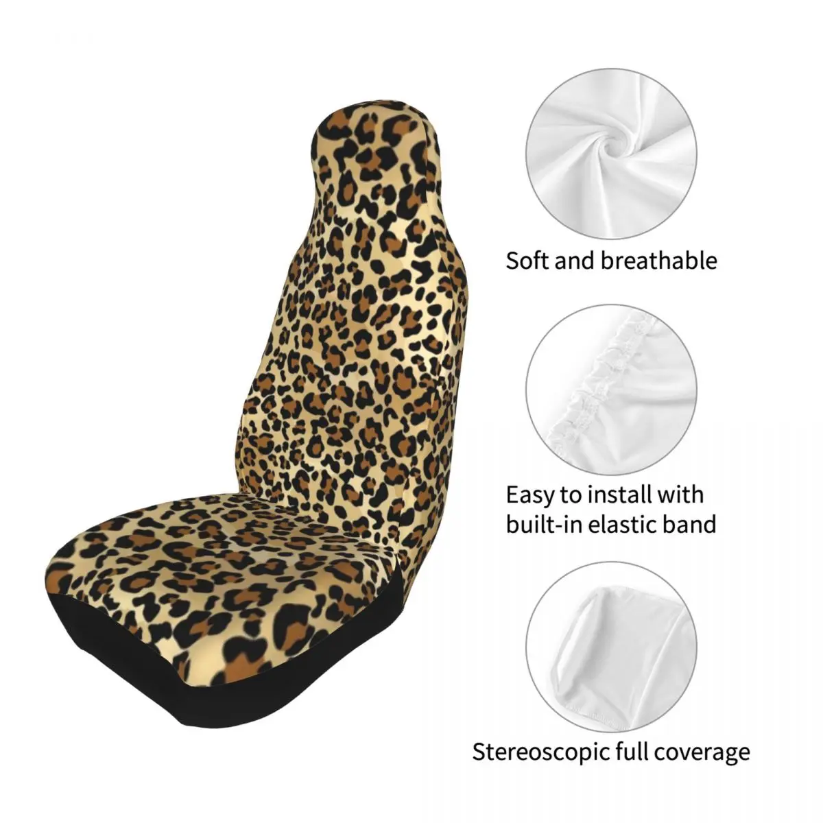 AUTOYOUTH Luxury Leopard Print Car Seat Cover Universal Fit Seat Belt  Pads,and 15 Universal Steering Wheel Car Seat Protector - AliExpress