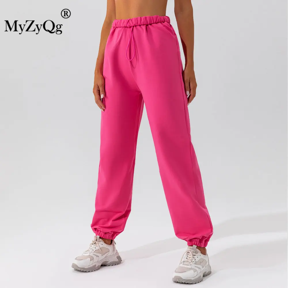 

MyZyQg Women Casual Girdle Waist Loose Elastic Sports Pants Outdoor Dance Outdoor Straight Trousers Joggers Sweatpants