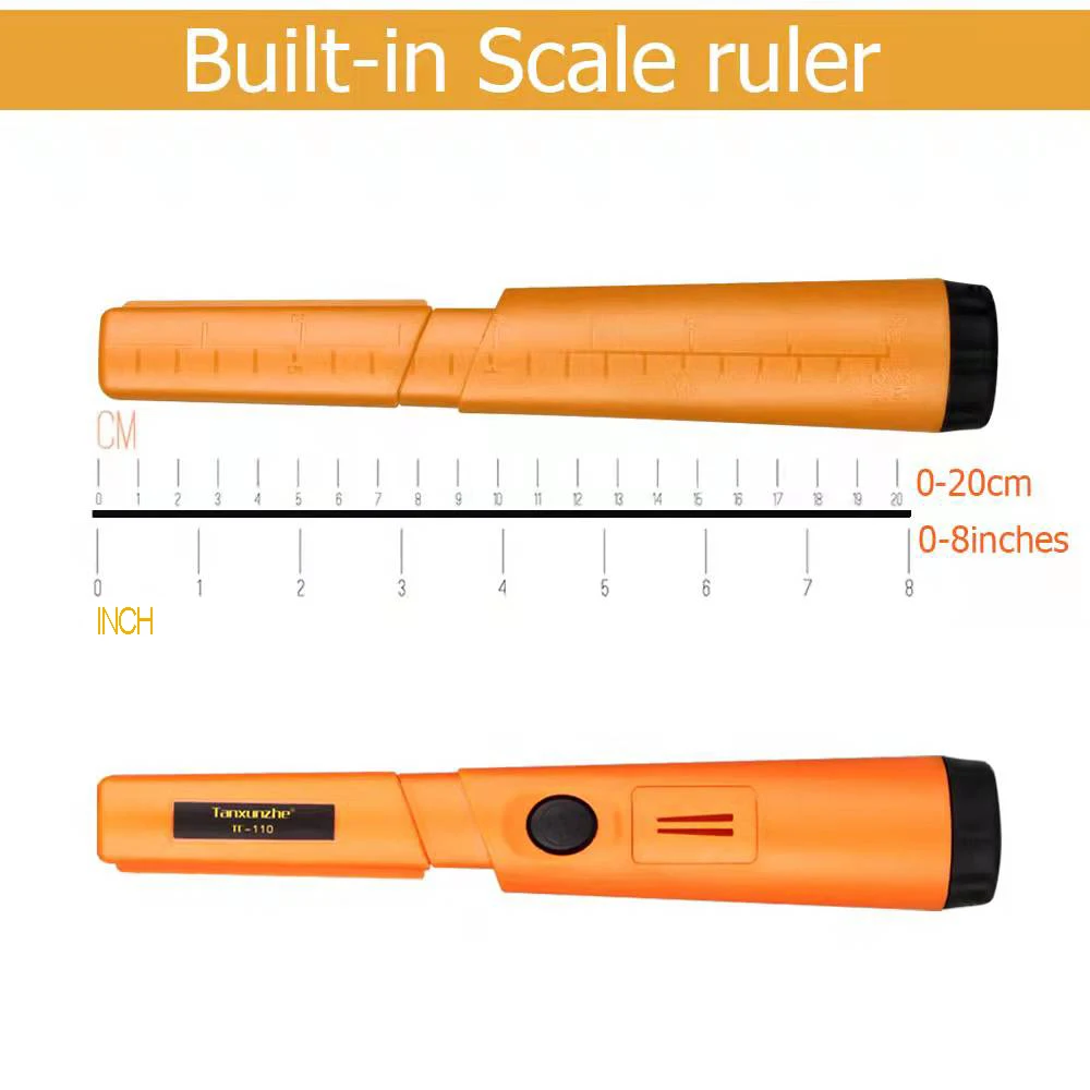 Description Picture 6 of itemNew High Quality Handheld Metal Detector Positioning Rod Detectors IP68 Waterproof Up to 3 Meters into the Water Pinpointing