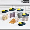 Food Storage Containers with Lids Stackable Treat Box Containers for Kitchen Pantry Organization Containers for Rice Dispenser 3