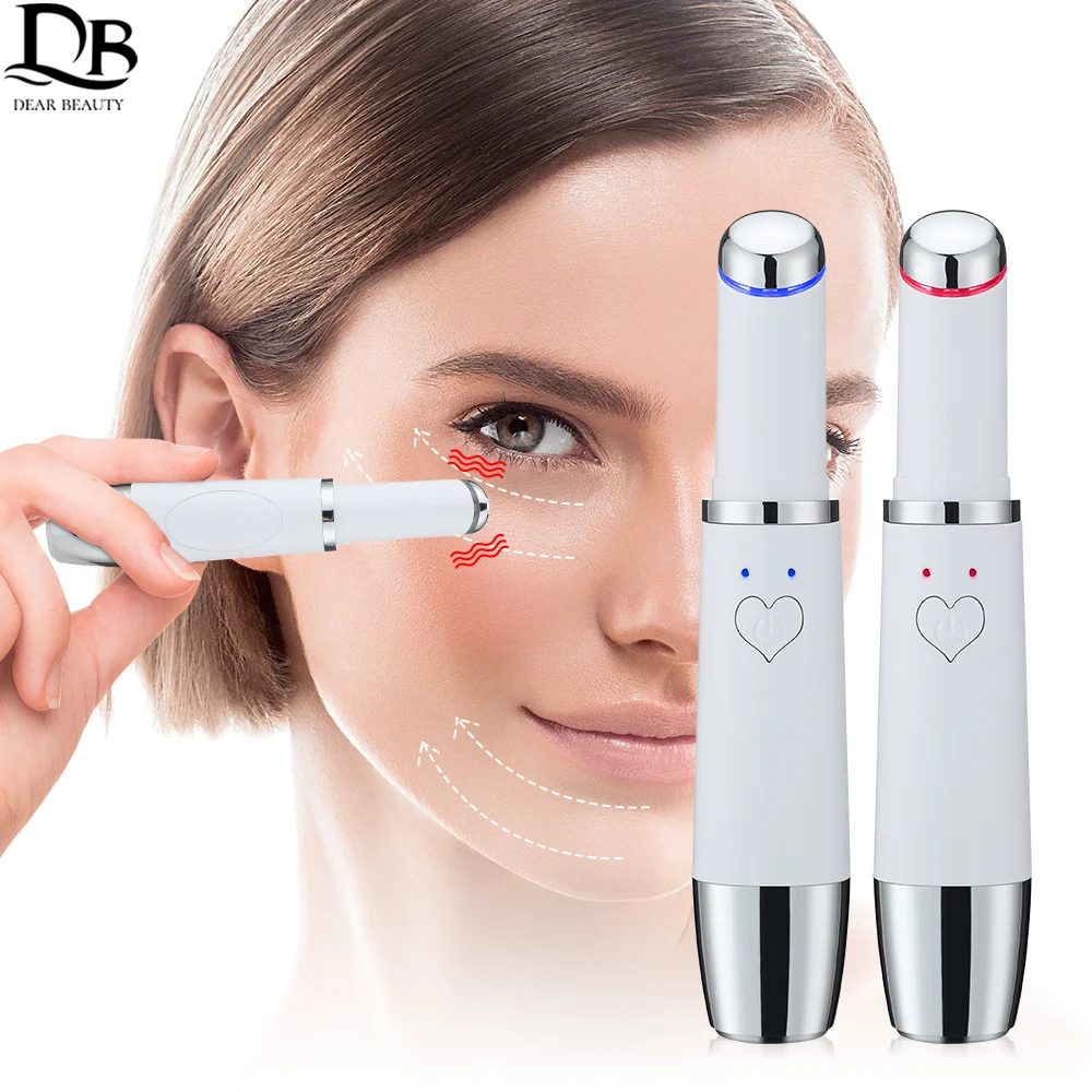 Electric Eye Face Massager Vibration Heat Anti-Ageing Eye Wrinkle ...