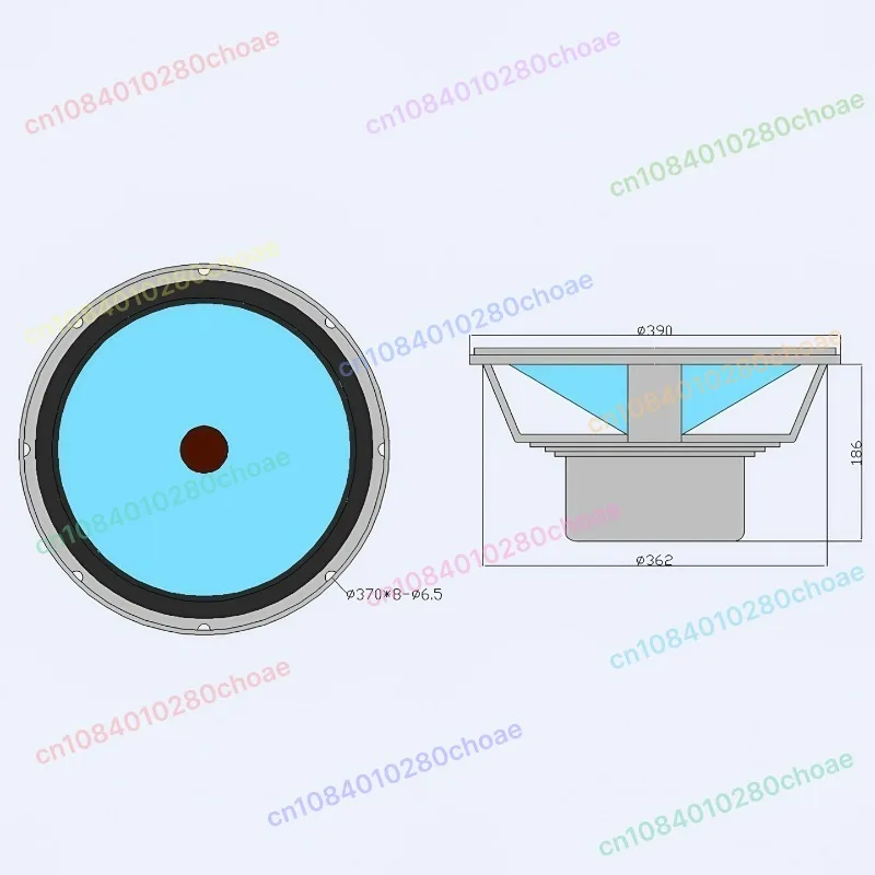Genuine W15 inch heavy subwoofer high quality fever hifi speaker Hifi level 12
