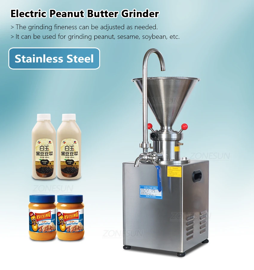 ZONESUN ZS-GM60 Electric Paste Peanut Butter Grinder