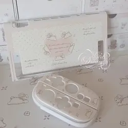 Charming Ins Style Rabbit Protective Cover - Durable Split Hard Case (Switch 2 Case)