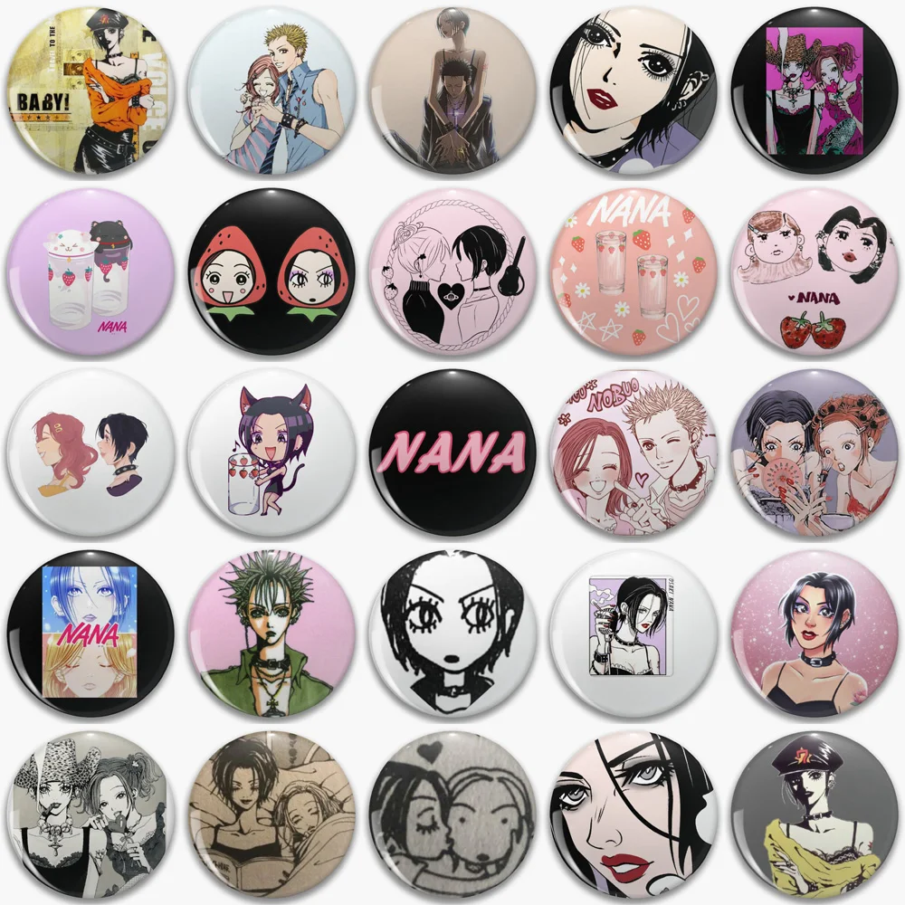 NANA Osaki Pins Badge Komatsu Pines Girls Friends Anime NANAS