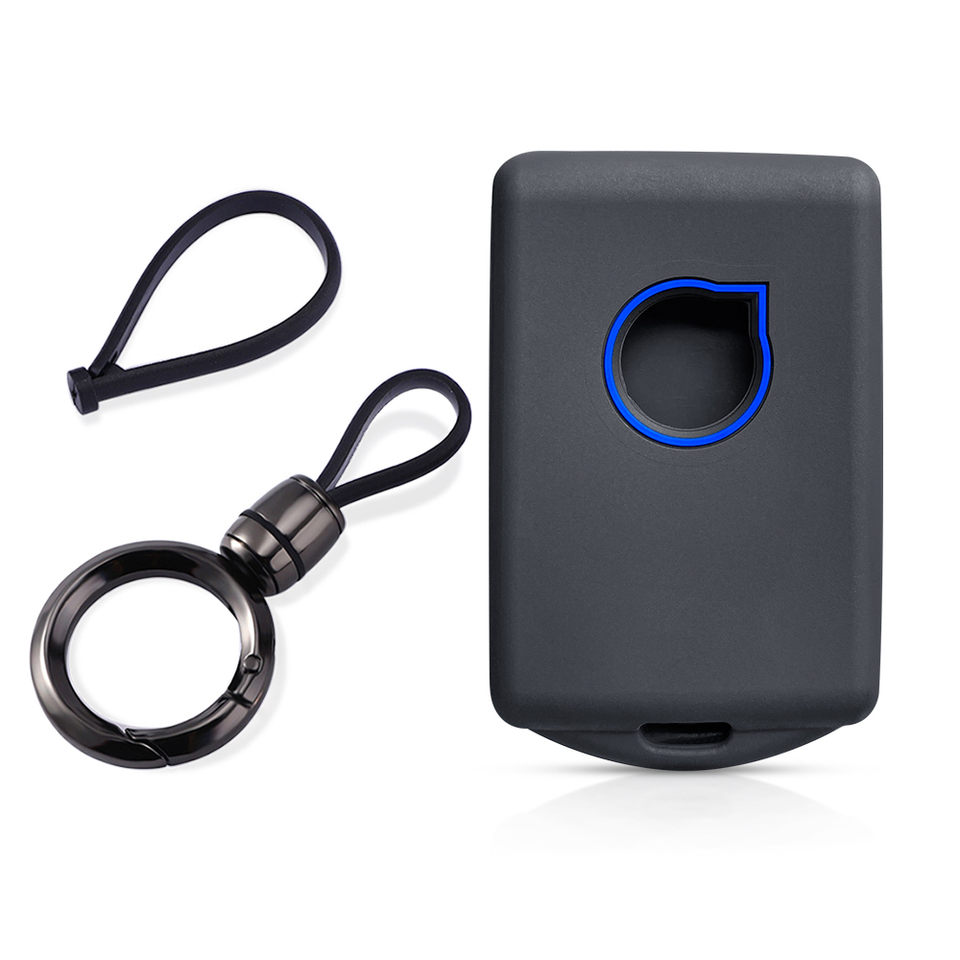 For Volvo XC60 V50 S90 XC40 XC90 S60 V60 V90 Car Keychain Case Holder Key Cover Silicone Remote Shell Accessories Key Caps