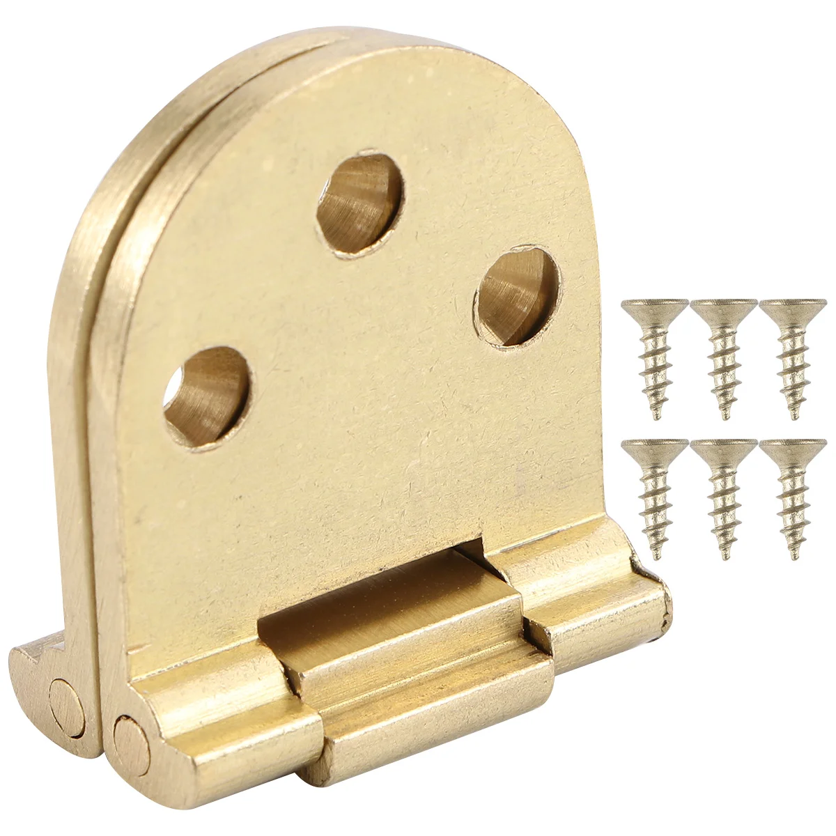 Solid Brass Hinges Connectors with Screws for Table Folding Table Cabinet Door
