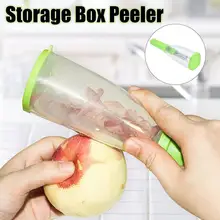  Multifunctional Peeler With Storage Box Fruits Vegetables Peeling Knife With Garbage Holder Kitchen Smart Tool Gadget 