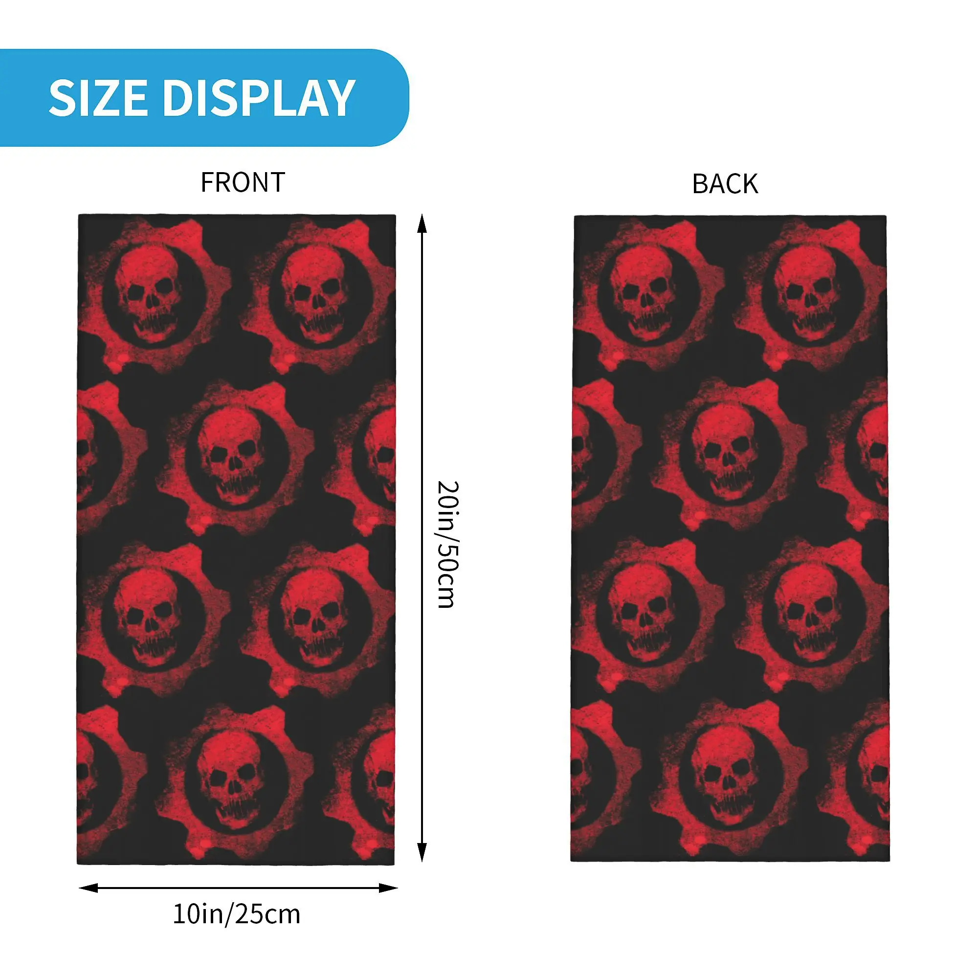G-Gears Wars Bandana Neck Gaiter for Ski Camping Women Men Wrap Scarf Headband Warmer