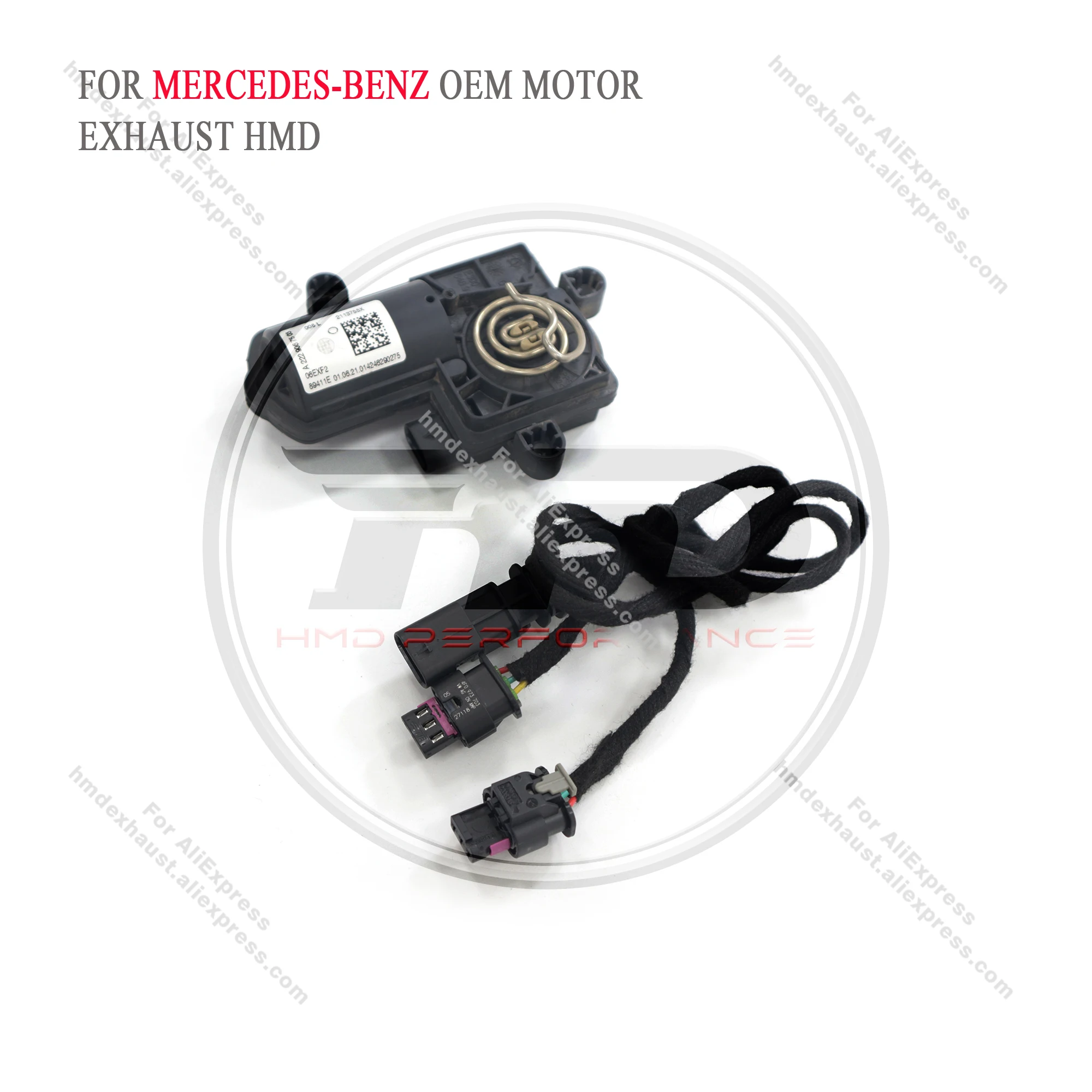 HMD Car Exhaust System Electronic Valve Motor Three Needle For Mercedes Benz Disassembly Of Original Car