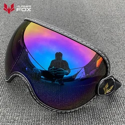 Colorful Retro Motorcycle Goggles with UV Protection and Windshield for Vintage Half Face Helmets (Color)