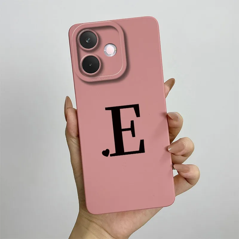 Luxury Letters Soft Slim Silicone Anti-Drop Protective Phone Case
