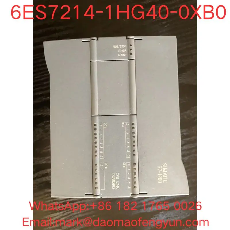 

6ES7214-1HG40-0XB0 б/у модуль протестирован в хорошем состоянии SIMATIC S7-1200, ЦП 1214C, компактный ЦП