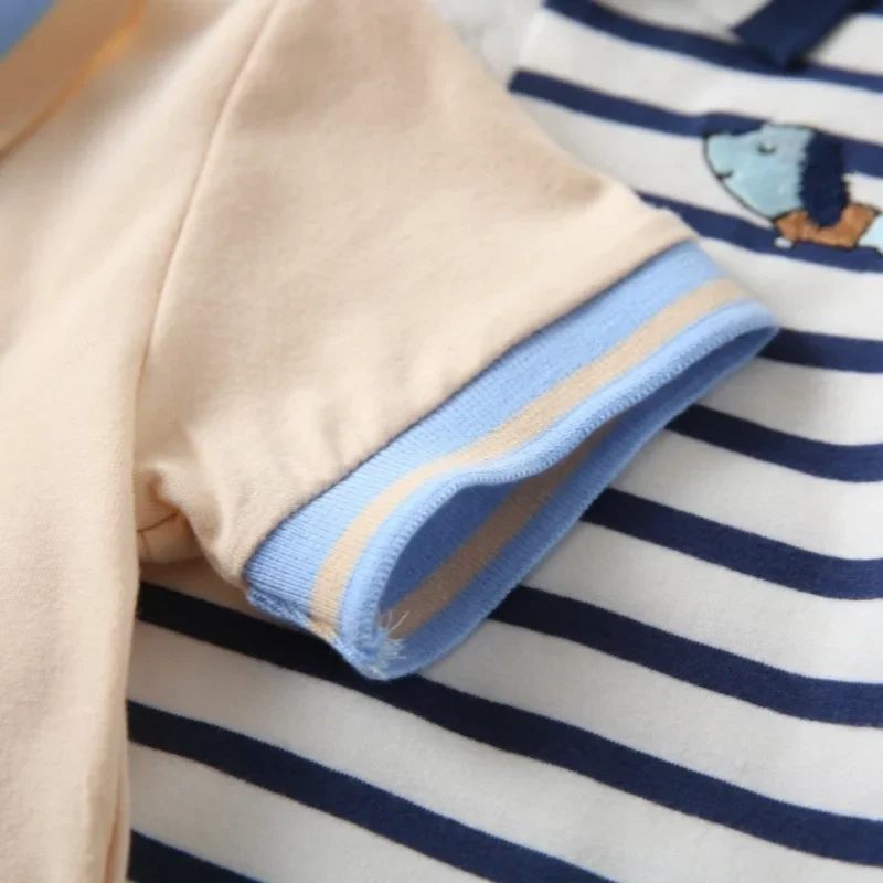 56058-889082.jpg Boys Clothing Embroidered Polo Shirt Casual Cotton Summer Top