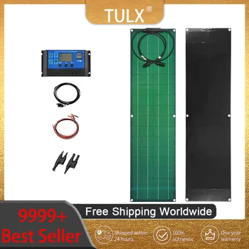 Flexible Solar Panel Kit 300W 600W 12V Battery Charger Monocrystalline Solar System for Power Bank Camping Yacht Car RV Boat 1