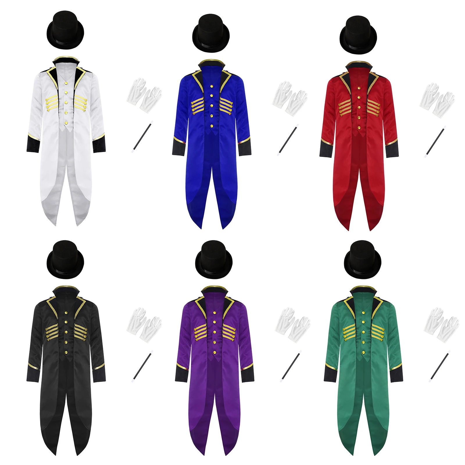 Crianças medieval renascentista steampunk fraque uniforme vitoriano gótico  smoking terno carnaval halloween cosplay traje fantasia vestido - AliExpress, image size:1600x1600